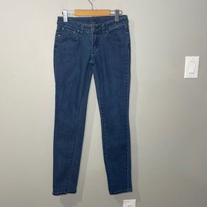 Prana Skinny Blue Jeans Womens Size 2 26
